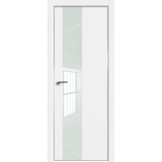 Profil Doors 5E аляска стекло белый лак кромка белая матовая
