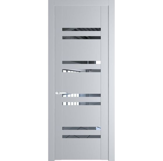 Межкомнатная дверь эмаль Profil Doors 1.6P лайт грей стекло прозрачное