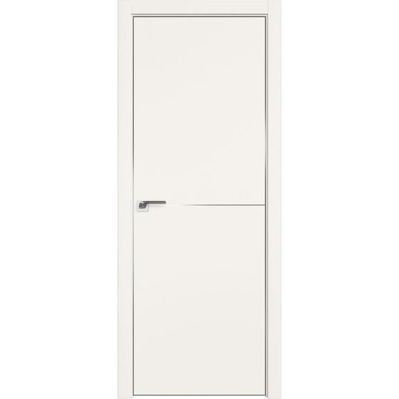 Межкомнатная дверь unilack Profil Doors 112E дарквайт с алюминиевым молдингом