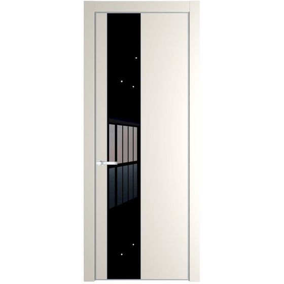 Profil Doors 19PA перламутр белый профиль серебро стекло чёрный лак