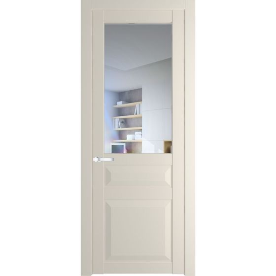 Межкомнатная дверь эмаль Profil Doors 1.5.3PD кремовая магнолия остеклённая
