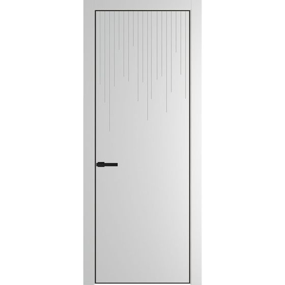 Фото межкомнатной двери эмаль Profil Doors 8PE крем вайт глухая кромка чёрная