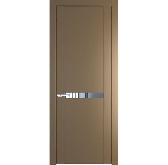 Межкомнатная дверь эмаль Profil Doors 1.4P перламутр золото зеркало