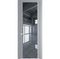 Межкомнатная дверь эмаль Profil Doors 1.7P смоки зеркало
