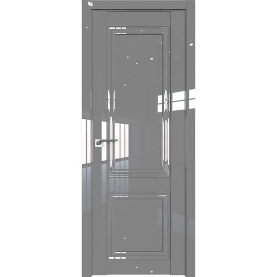 Межкомнатная дверь глянцевая Profil Doors 122L грей люкс глухая