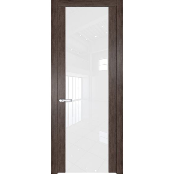 Межкомнатная дверь Profil Doors 1.7N дуб тобакко стекло лак классик
