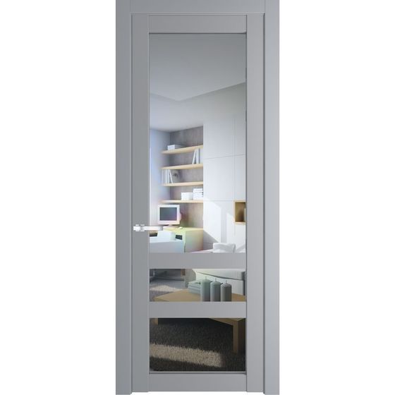 Межкомнатная дверь эмаль Profil Doors 2.5.2PD смоки остеклённая