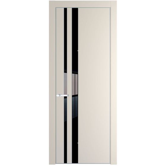 Profil Doors 20PA кремовая магнолия профиль серебро стекло чёрный лак