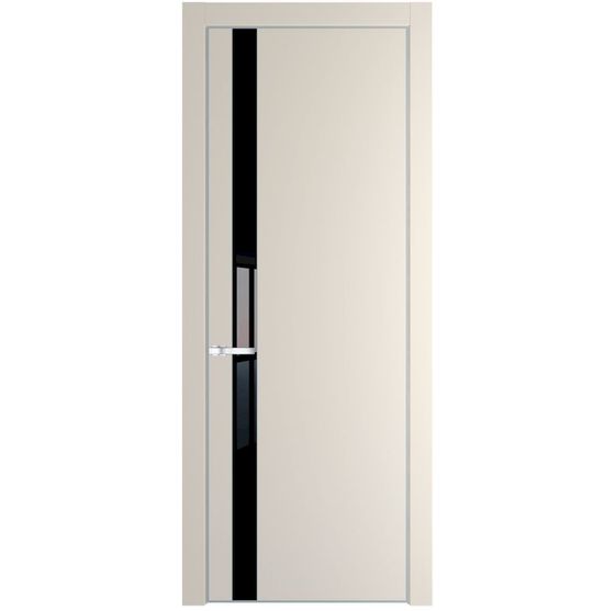 Profil Doors 18PA кремовая магнолия профиль серебро стекло чёрный лак