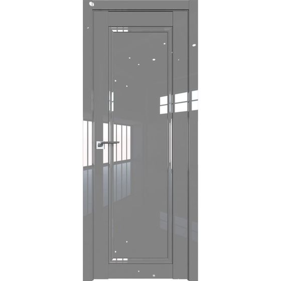 Межкомнатная дверь глянцевая Profil Doors 126L грей люкс глухая