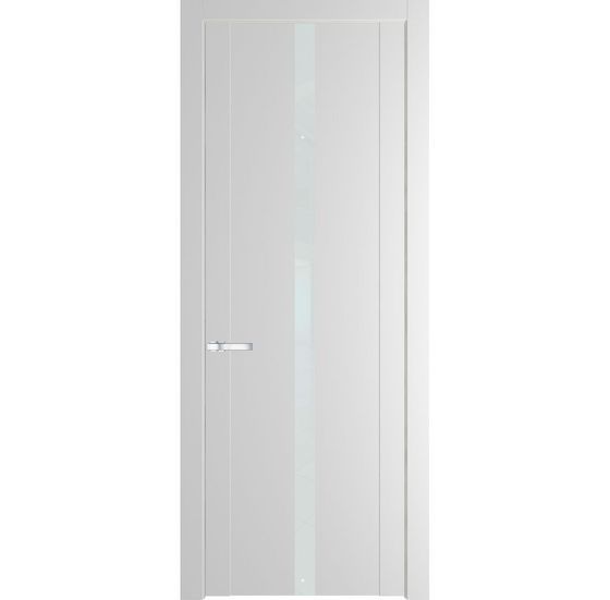 Межкомнатная дверь эмаль Profil Doors 1.8P крем вайт стекло белый лак