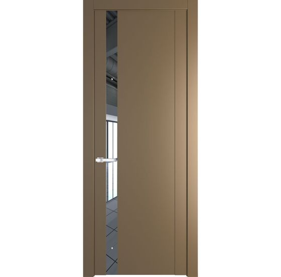 Межкомнатная дверь эмаль Profil Doors 1.2P перламутр золото зеркало