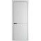 Profil Doors 16PA крем вайт профиль чёрный матовый
