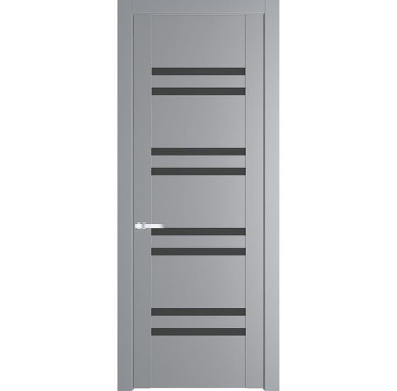 Межкомнатная дверь эмаль Profil Doors 1.6P смоки стекло графит