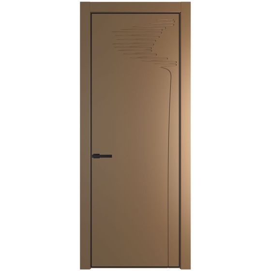 Profil Doors 25PA перламутр золото профиль чёрный матовый