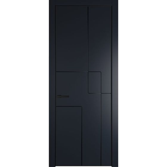 Profil Doors 3PA нэви блу профиль чёрный матовый
