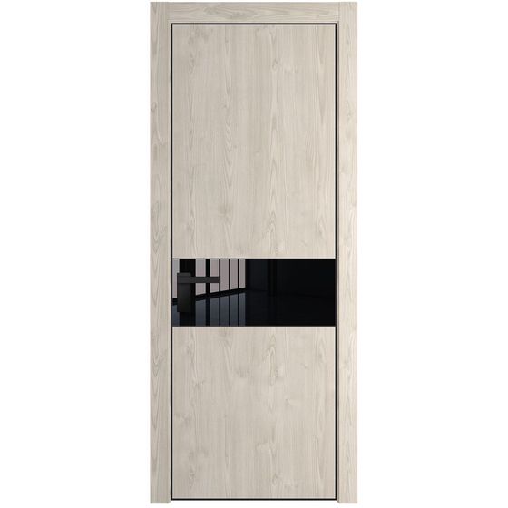 Profil Doors 17NA каштан светлый стекло чёрный лак