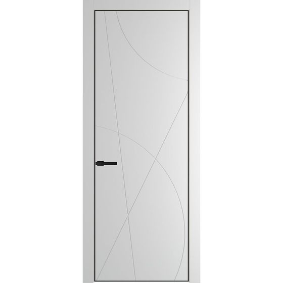 Profil Doors 4PA крем вайт профиль чёрный матовый