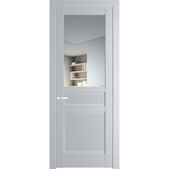 Межкомнатная дверь эмаль Profil Doors 2.3.2PM лайт грей остеклённая