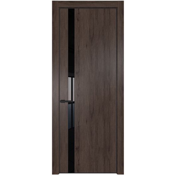 Profil Doors 18NA дуб тобакко стекло чёрный лак