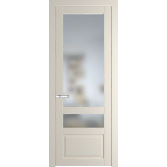 Межкомнатная дверь эмаль Profil Doors 2.5.4PD кремовая магнолия остеклённая