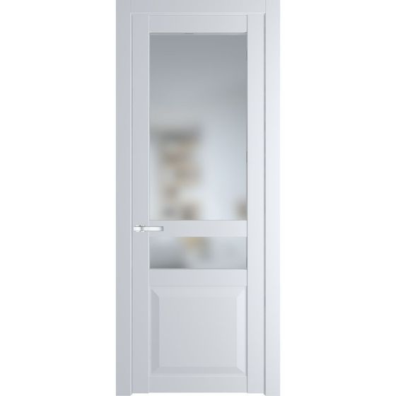 Межкомнатная дверь эмаль Profil Doors 1.5.4PD вайт остеклённая