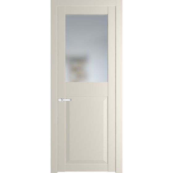 Межкомнатная дверь эмаль Profil Doors 1.6.2PD кремовая магнолия остеклённая