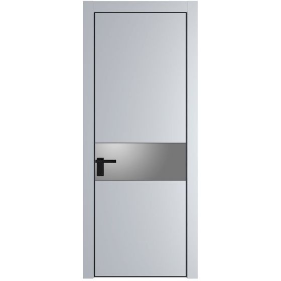 Profil Doors 17PA лайт грей профиль чёрный матовый стекло серебро матлак