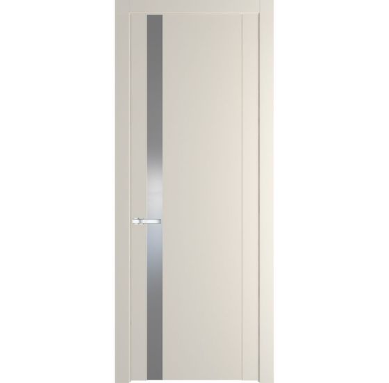 Межкомнатная дверь эмаль Profil Doors 1.2P кремовая магнолия серебро матлак