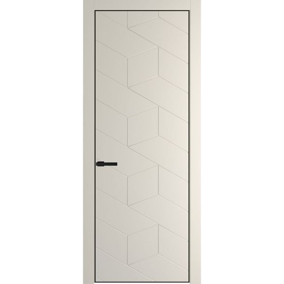 Profil Doors 9PA кремовая магнолия профиль чёрный матовый