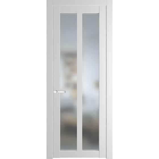 Межкомнатная дверь эмаль Profil Doors 2.7.2PD крем вайт остеклённая