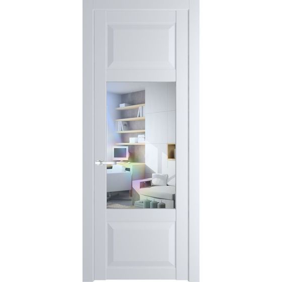 Межкомнатная дверь эмаль Profil Doors 1.3.3PD вайт остеклённая