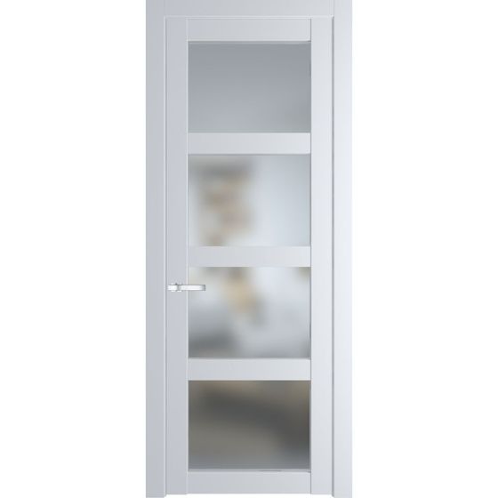 Межкомнатная дверь эмаль Profil Doors 1.4.2PD вайт остеклённая