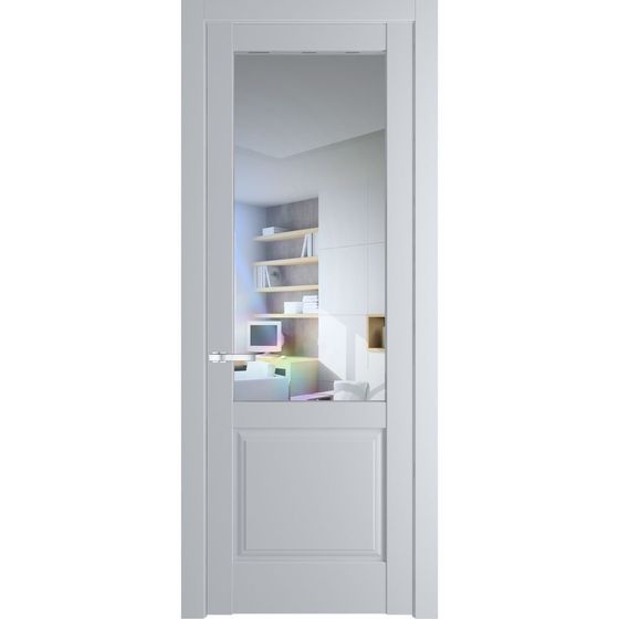 Межкомнатная дверь эмаль Profil Doors 4.2.2PD лайт грей остеклённая