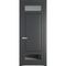 Межкомнатная дверь эмаль Profil Doors 4.3.4PD графит остеклённая