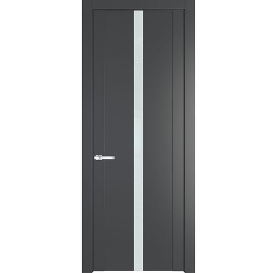Межкомнатная дверь эмаль Profil Doors 1.8P графит стекло белый лак