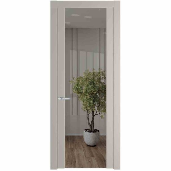 Межкомнатная дверь эмаль Profil Doors 1.7P сэнд зеркало