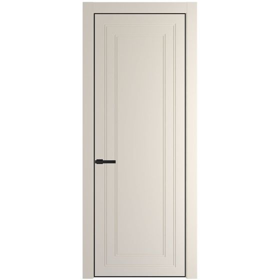 Profil Doors 26PA кремовая магнолия профиль чёрный матовый