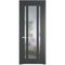 Межкомнатная дверь эмаль Profil Doors 3.5.2PM графит остеклённая