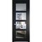 Межкомнатная дверь эмаль Profil Doors 4.4.2PD блэк остеклённая