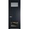 Межкомнатная дверь эмаль Profil Doors 1.3.2PM нэви блу остеклённая