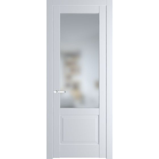 Межкомнатная дверь эмаль Profil Doors 3.2.2PD вайт остеклённая