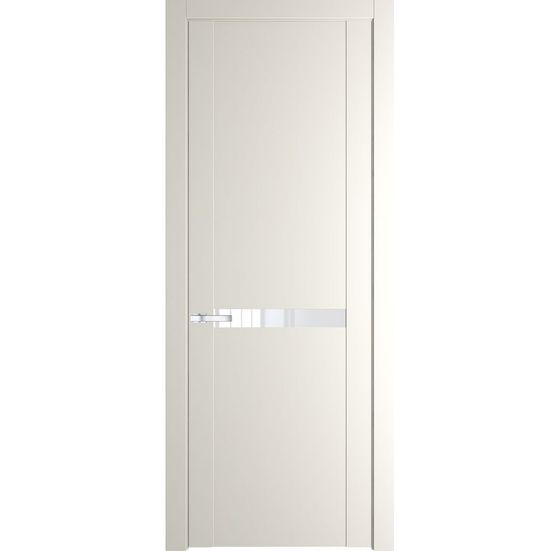 Межкомнатная дверь эмаль Profil Doors 1.4P перламутр белый стекло лак классик