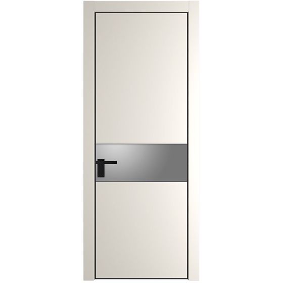 Profil Doors 17PA перламутр белый профиль чёрный матовый стекло серебро матлак