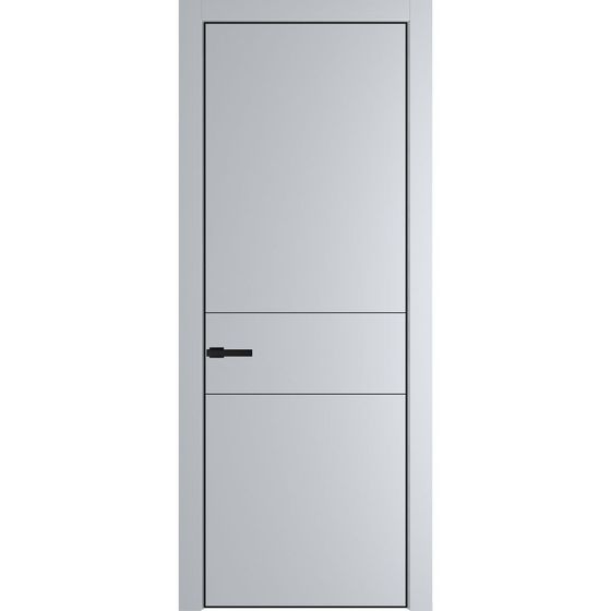 Profil Doors 14PA лайт грей профиль чёрный матовый