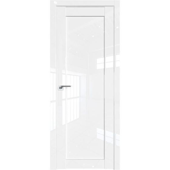 Межкомнатная дверь глянцевая Profil Doors 2.18L белый люкс глухая