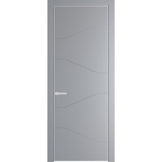 Фото межкомнатной двери эмаль Profil Doors 2PE смоки глухая кромка матовая