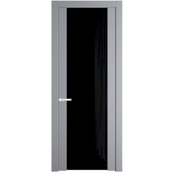 Фото межкомнатной двери эмаль Profil Doors 1.13P смоки стекло чёрный триплекс