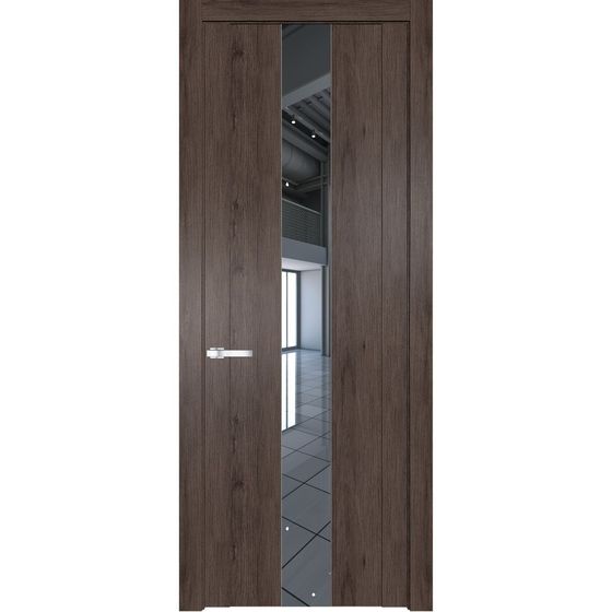 Межкомнатная дверь Profil Doors 1.9N дуб тобакко зеркало