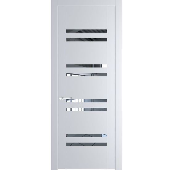 Межкомнатная дверь эмаль Profil Doors 1.6P вайт стекло прозрачное